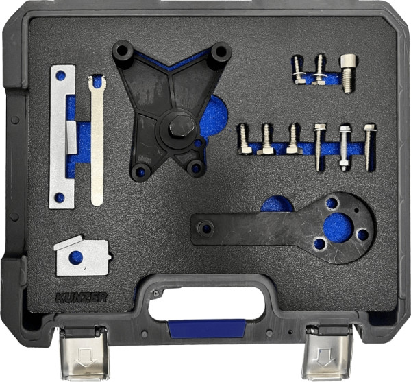 Kunzer Motor-Einstellwerkzeugsatz FORD / ALFA / FIAT / LANCIA Für Reparaturarbeiten an 1.1-, 1.2- und 1.4- Liter-8-Ventil-Benzinmotoren, 77M308