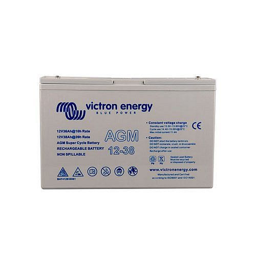 Victron Energy Batterie AGM Super Cycle 12V 38Ah, 340481