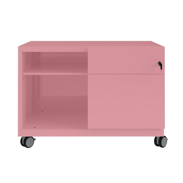 Bisley Caddy Note™, Schubladen und Ziehgriff rechts, 601 pink, CADM08RH601