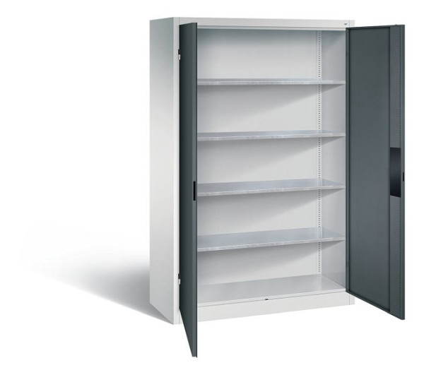 C+P Werkzeugschrank Acurado, H1950xB1200xT500mm, Farbe: Lichtgrau / Anthrazitgrau, Muldengriff, 8931-052 S10294