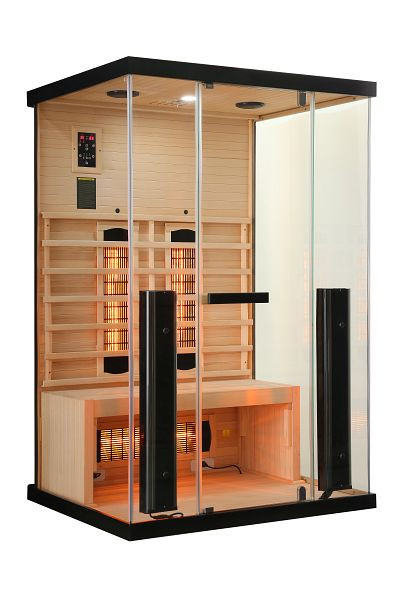 Sanotechnik BILLUND 2 NEU Infrarotkabine 2 Personen, 125x100x190 cm (Bausatz), SB40125