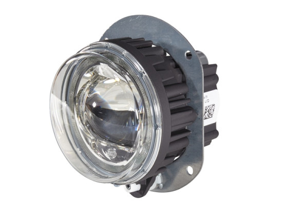 HELLA LED/DE-Nebelscheinwerfer, 90mm Performance L4060, 24/12V, rund, Einbau, SAE/ECE-R19/ECE-R10, glasklar, FEP, rechts/links, 1N0 011 988-011