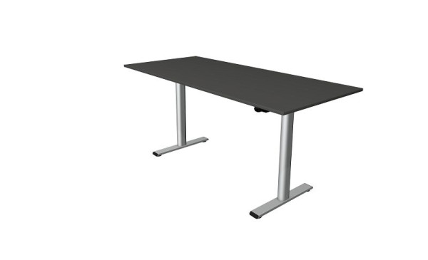 Kerkmann Steh-/Sitztisch Move 1 base 1800 x 800 mm, elektrisch höhenverstellbar von 730-1230 mm, anthrazit, 10300713