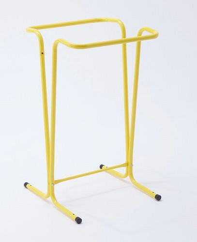 DENIOS 120-Liter-Abfallsackhalter, Standgerät, gelb, 265626