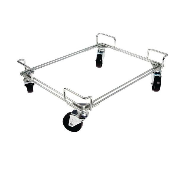 Craven Fahrgestell für Tablettspender DM342, Material: verchromter Draht, Maße: 14,2 x 52,1 x 40,1 cm, DM343