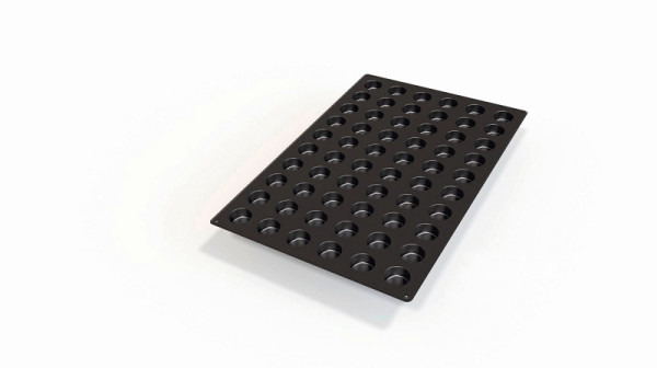 Schneider Silikon-Backform 600 x 400 mm, Muffin, 60 x 25 ml, Ø 40 mm, Höhe: 20 mm, 115346
