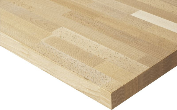 RAU Buche-Massiv-Arbeitsplatte, 3000x50x900 mm, B-300-090-50