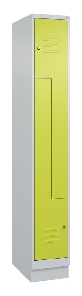 C+P Z-Spind Classic PLUS, C Z-Spind, Classic PLUS, Sockel, 2 Abteile, 1950x300x500mm, 7035/0024, Zylinderschlösser, 080023-102 S10025