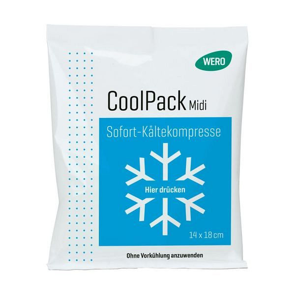 WERO CoolPack Midi Sofort-Kältekompresse, 14 x 18 cm, 51004