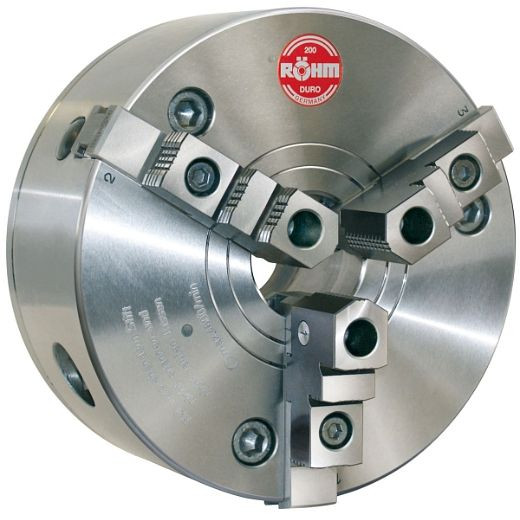 Röhm Keilstangenfutter, DM 250, Kegel 5, DIN 55029 mit Bohr- und Drehbacken, Camlock, 88266