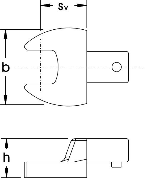 ELORA Einsteck-Maulschlüssel, 9x12 mm, 2052-18 mm, 2052000180000