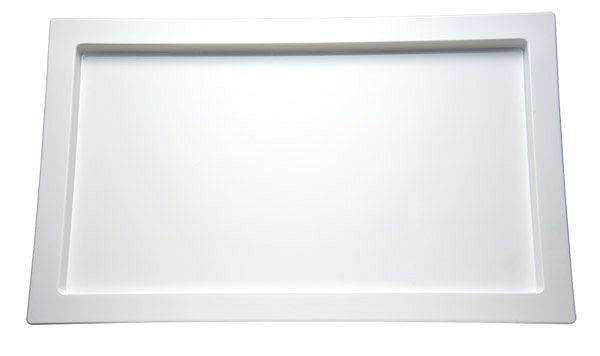 APS GN 1/3 Tablett -FRAMES-, 32,5 x 17,6 cm, Höhe: 2 cm, Melamin, weiß, 84048