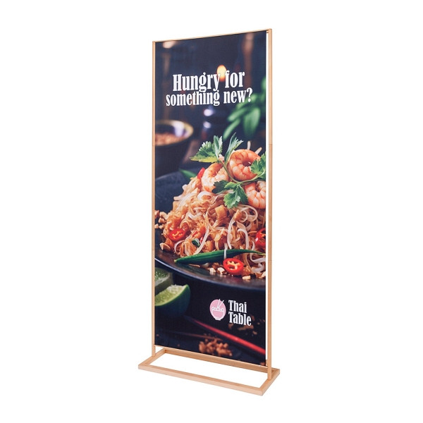 Showdown Displays Banner Stand Rustic 85 x 200 cm, WBS085