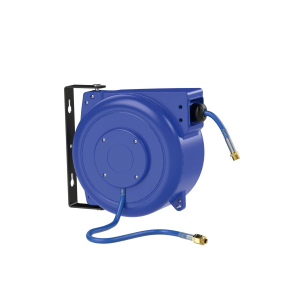 Riegler Schlauchaufroller, Druckluft/Wasser, PVC, ø 10x6,5, R 1/4, 15 m, 206190