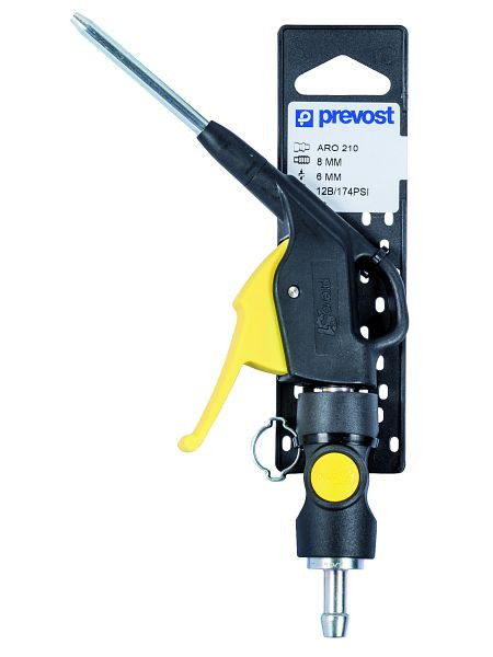 Prevost prevoS1 Blaspistole und Schnellkupplungen mit Ohrklemmen, Pistole: ABG 06OSH, RABG 06OSHP