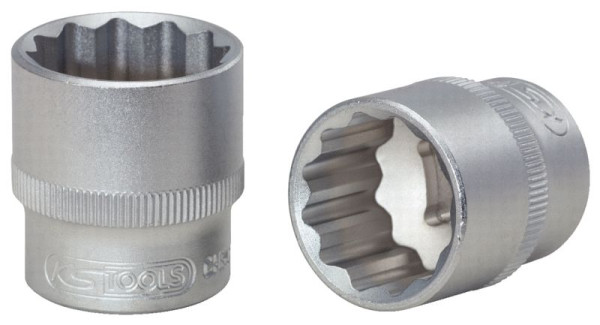 KS Tools 3/8" 12-kant-Stecknuss, 1/2", 911.4000, 4042146357200