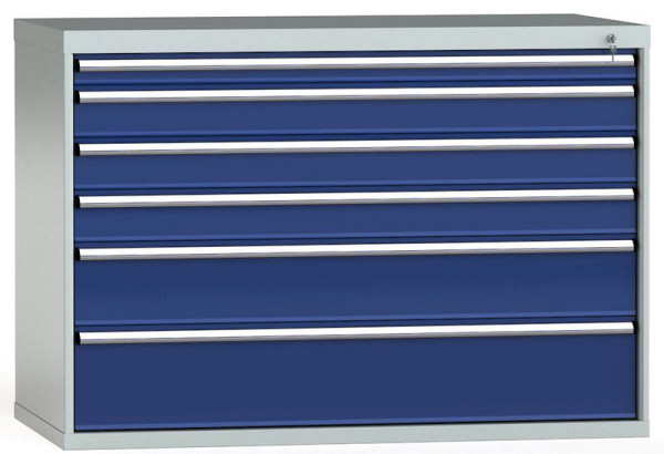 KLW Schubladenschrank 1000 x 1439 x 750 mm H x B x T, Einbaumaß: 900 mm, Einteilung: 78x36 Einheiten, SMB1000-06UP-001