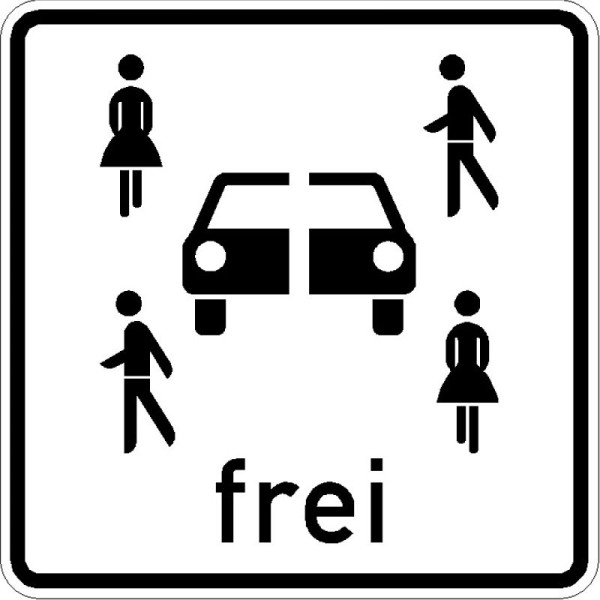 Stein HGS Carsharing-Fahrzeuge frei Nr. 1024-21, 600 x 600 mm, Alform, RA2, 1024-21-222