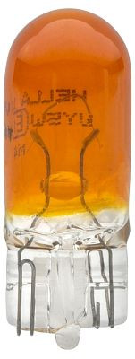 HELLA Halogen-Glühlampe, WY5W, Standard, 12V, 5W, Sockelausführung Glühlampe: W2.1x9.5, Blister, VE: 2 Stück, 8GP 003 594-543