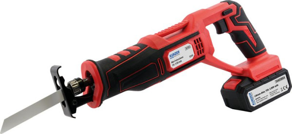 Kunzer Akku-Fuchsschwanz (Säbelsäge) mit Lithiumakku 18V/4.000 mAh, 7AFS01