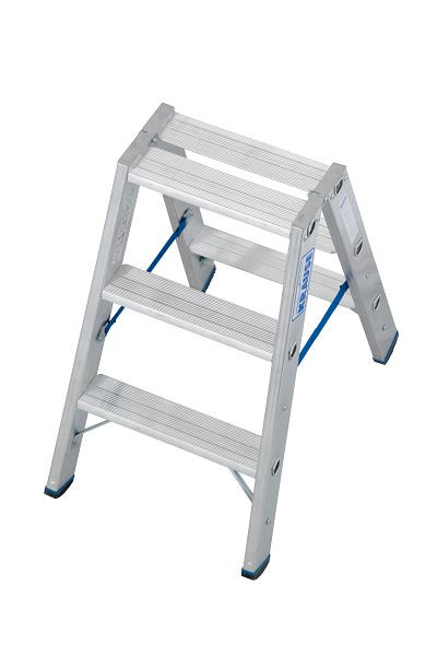 Krause Stabilo Doppelleiter 2x3 Stufen, 124715, 4009199124715