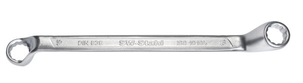 SW-Stahl Doppelringschlüssel, 6 x 7 mm, gekröpft, 01201L