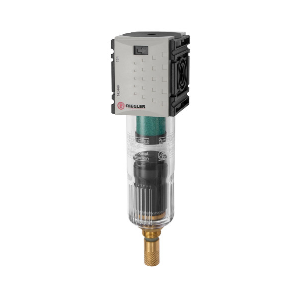 Riegler Mikrofilter »FUTURA-mini« mit PC-Behälter, BG 0, G 1/4, VA, 142449