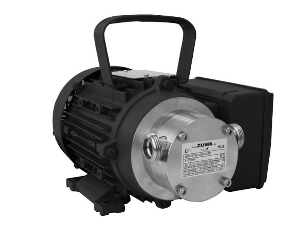ZUWA NIROSTAR 2000-A/PF, 1400 min-1, 400 V, Impellerpumpe mit Motor, Kabel, Stecker, Fördermenge 15 l/min, 13148137322