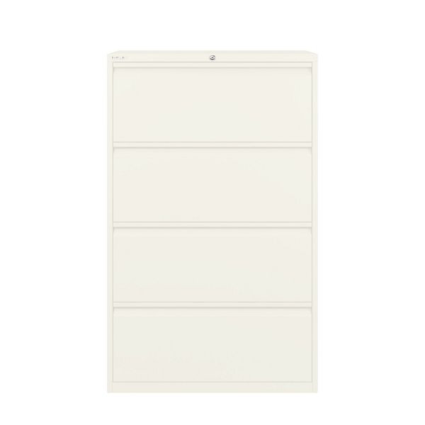 Bisley Essentials Schubladenschrank, Höhe 1300-1324 mm, 196 verkehrsweiß antibakteriell, YESF0813196