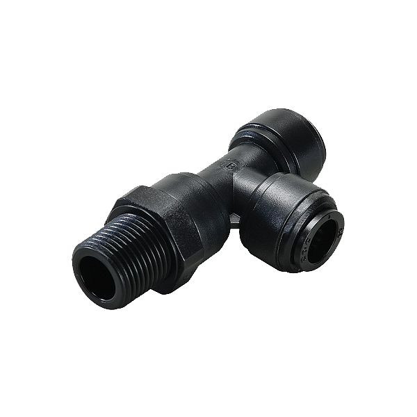 timmer B-LEdk-10-1/4-KU-H2O, L-Einschraubverschraubung konisch, aus Kunststoff, drucklos einstellbar, für Wasser, VE: 10 Stück, 03080477