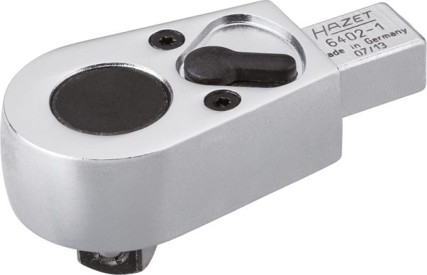 Hazet Einsteck-Umschaltknarre, Einsteck-Vierkant 9 x 12 mm, Vierkant massiv 10 mm, Länge: 61 mm, Ersatzteil: 8816P/6, 8816P/7N, 6402-1