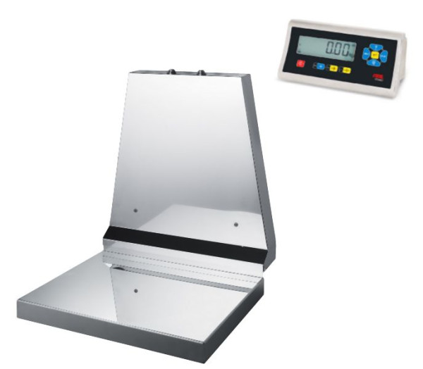 FLINTAB Wandwaage Standard, 60kg, mit STAN07, Wägezelle Alu-IP66, geeicht, mit Lithium-Polymer-Akku, PS6821.01-1300-524-ADE H3036-001