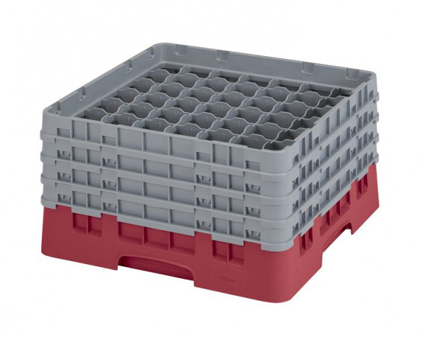 Cambro Spülkorb mit 49 Fächer Camrack® 21,5 cm Preiselbeere, 49S800416