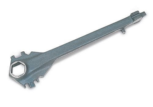 DENIOS Fassschlüssel Universal aus Stahl, für alle gängigen Spundfässer, 117250