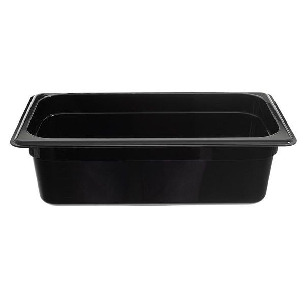 ALLPAX Behälter aus Polycarbonat GN 1/3 Höhe 100 mm schwarz, 10024411