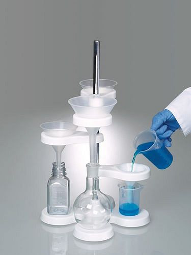 DENIOS Trichtergestell zur Aufnahme von vier Trichtern, für Ø: 40-180 mm, 309834