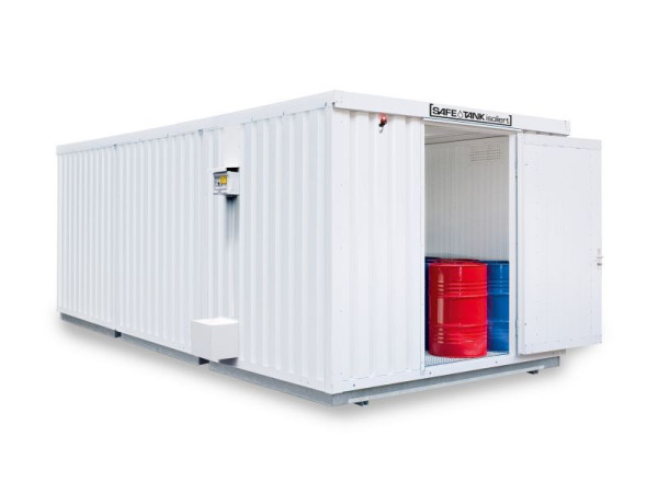 SÄBU SAFE Tank Kombination STKI 3000 ALG, isoliert, vormontiert, Kunststoffbeschichtet RAL 9002, 3.350 x 6.520 x 2.520 mm, F8850640101