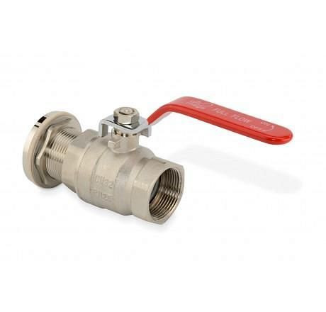 Cemo Auslaufhahn (Messing vernickelt) mit beidseitigem Innengewinde R1"i, 1304, 4052886229507