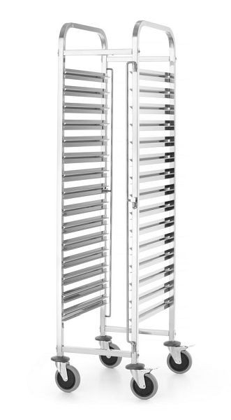 Hendi Abräumwagen Kitchen Line, 15x GN 1/1 Edelstahl, 813270