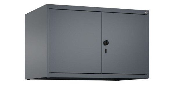 C+P Schrankaufsatz Classic PLUS, C Aufsatzschrank Classic PLUS, 2 Abteile, 500x800x500mm, 7016/7016, Drehriegel, 080092-22 S10012