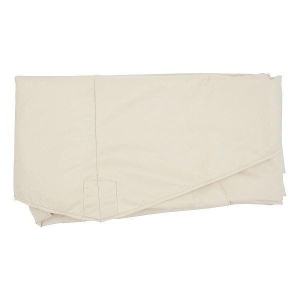 Mendler Ersatz-Bezug für Deluxe Ampelschirm HWC-D14, Sonnenschirmbezug rund Ø 3m, creme ohne Flap, 81693