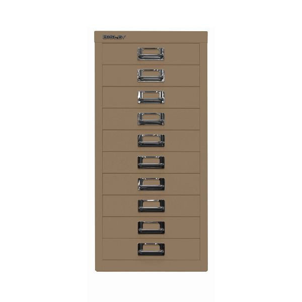 Bisley MultiDrawer™ DIN A4, 10 Schubladen, 668 coffee, L2910668
