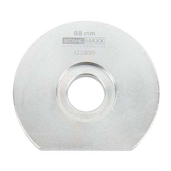 Stahlmaxx Druckstück, rund, flach, 88 mm, für Lager, Buchsen, Dichtringe, XXL-122839