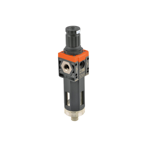 Metal Work Filterregler »SYNTESI«, BG1, G 1/8, 5µm, 0…8bar, RMSA, ohne Manometer, 140852