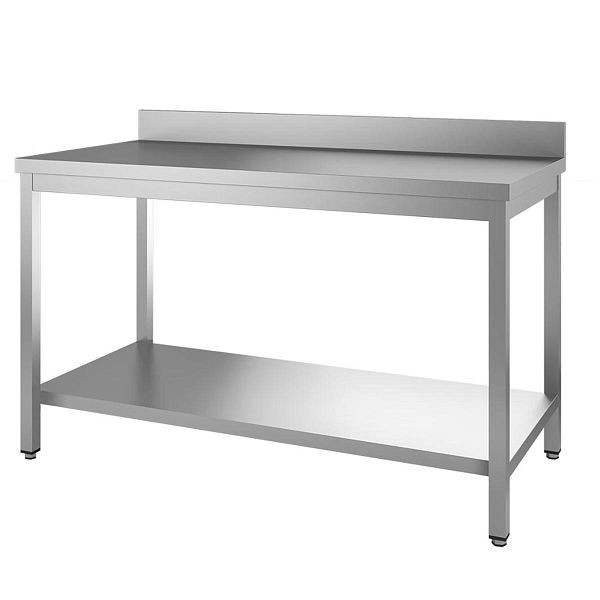 Vaiotec TOPLINE Arbeitstisch 600 / Grundboden und Aufkantung, 150x60x85 cm, 10348