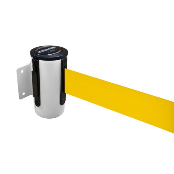 Stein HGS Wandgurtkassette -P-Line Future-, weiß, signalgelb, mit Gurtendstück (Standard), 12850m-1202