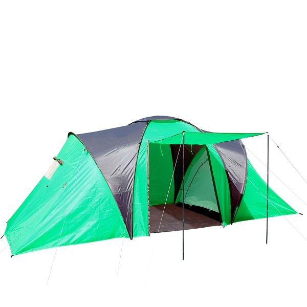 Mendler Campingzelt Loksa, 4-Mann Zelt Kuppelzelt Igluzelt Festival-Zelt, 4 Personen, grün, 54531