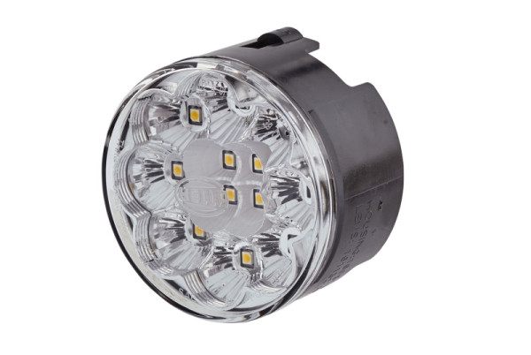 HELLA Positionsleuchte - LED - 24V - Einbau/geschraubt - Lichtscheibenfarbe: glasklar, 2PF 009 001-521