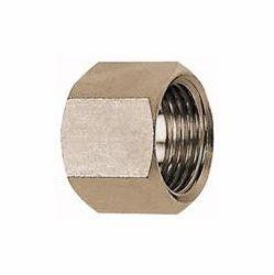 Riegler Überwurfmuttern - Messing vernickelt, 111549