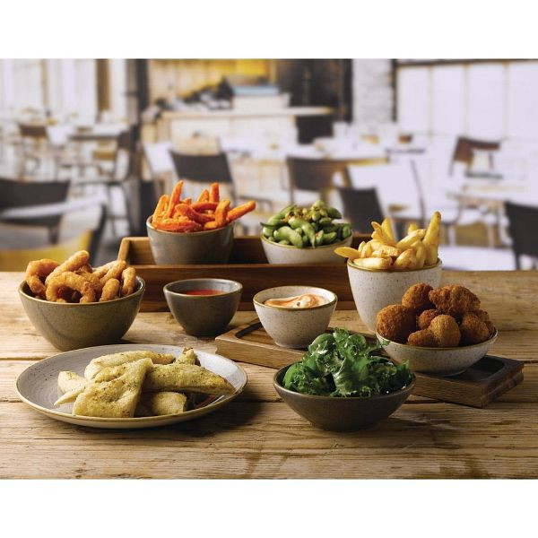 Churchill Stonecast Chip-Becher, Gerstenweiß, 11 oz, 100 mm, VE: 12 Stück, FA642